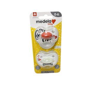 Baby Pacifiers, baby soothers 2 Pc new 0-6months Day And Nightmedela